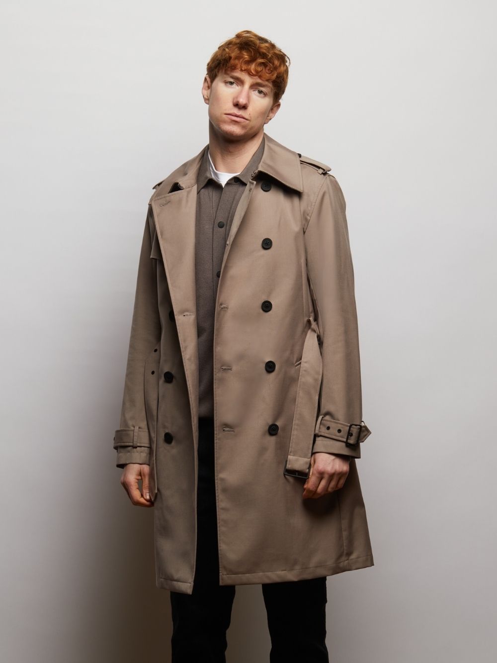 Beacon Double-Breasted Trench Coat