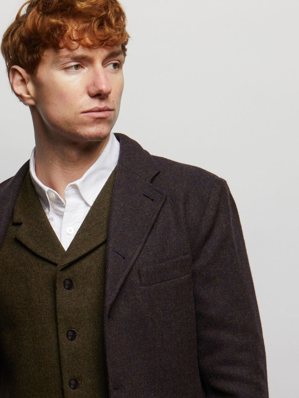 Sherwood Tweed Wool Waistcoat