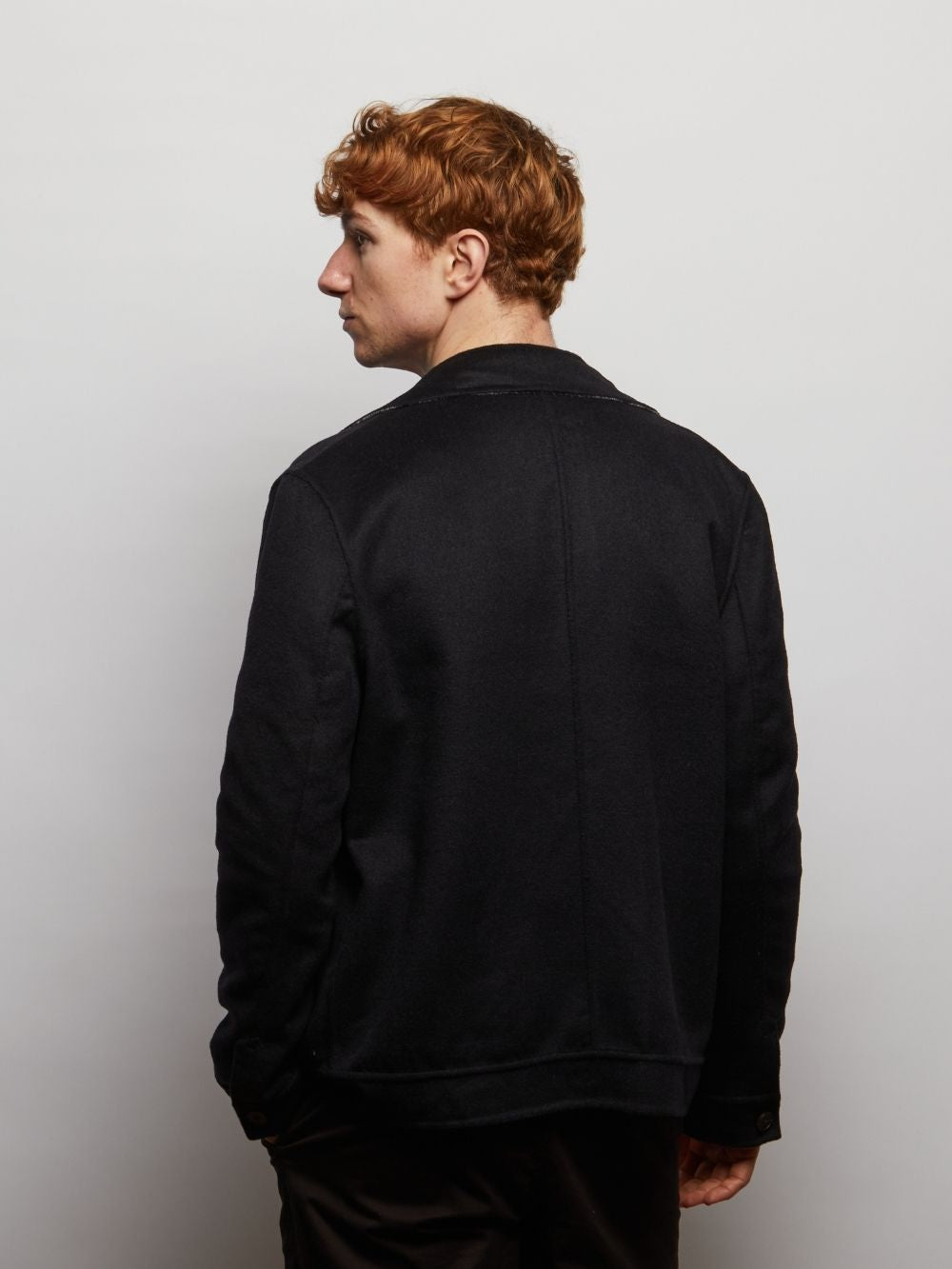 Scot Reversible Wool Blend Jacket
