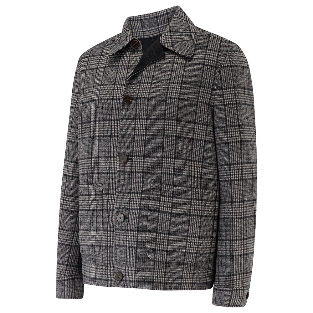 Scot Reversible Wool Blend Jacket