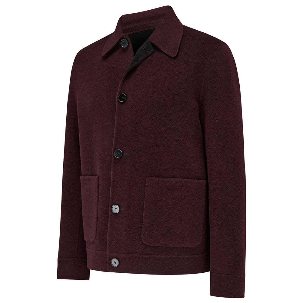 Irish Reversible Wool Blend Jacket