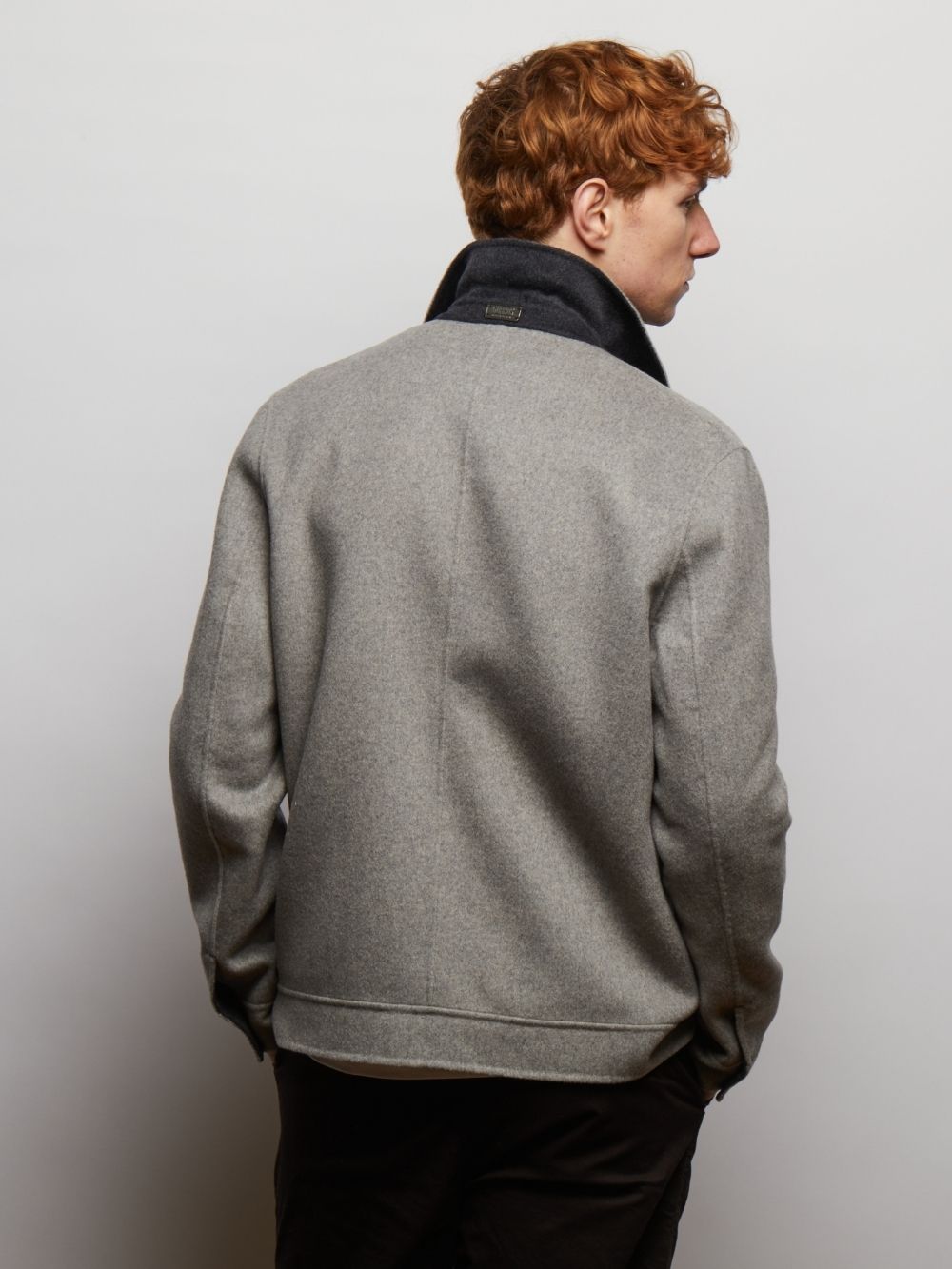 Irish Reversible Wool Blend Jacket