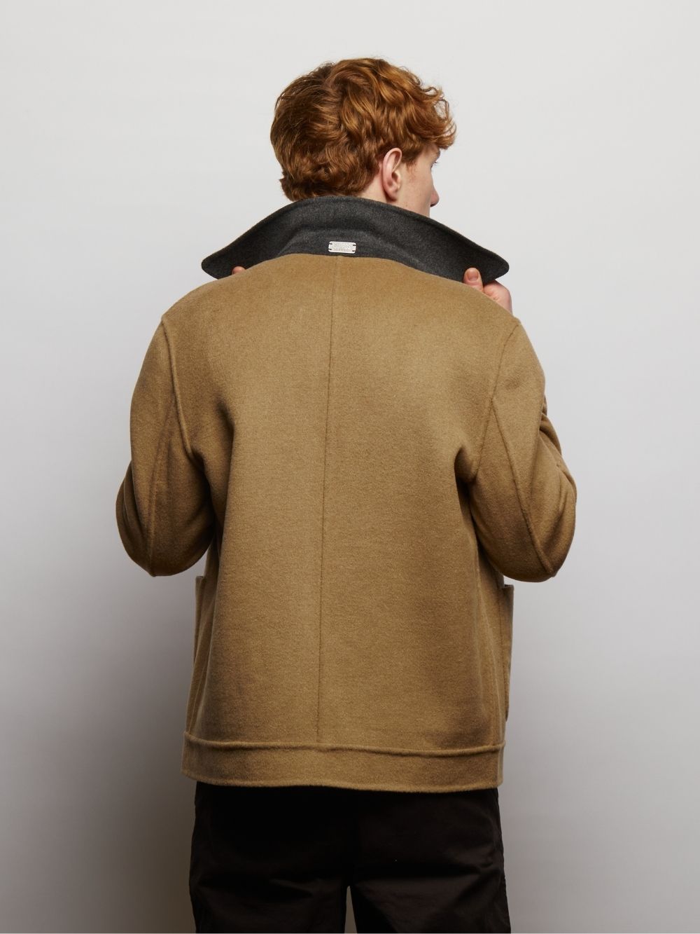Irish Reversible Wool Blend Jacket