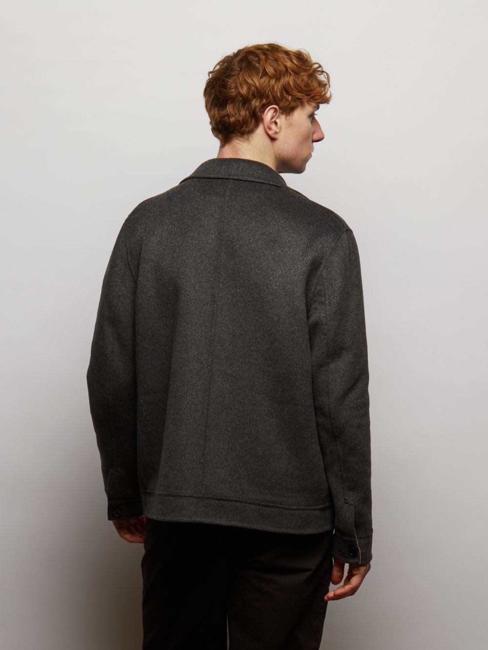 Irish Reversible Wool Blend Jacket