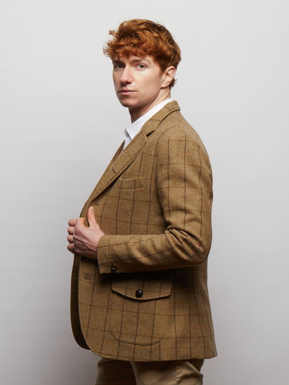 Allenby Wool Tweed Blazer