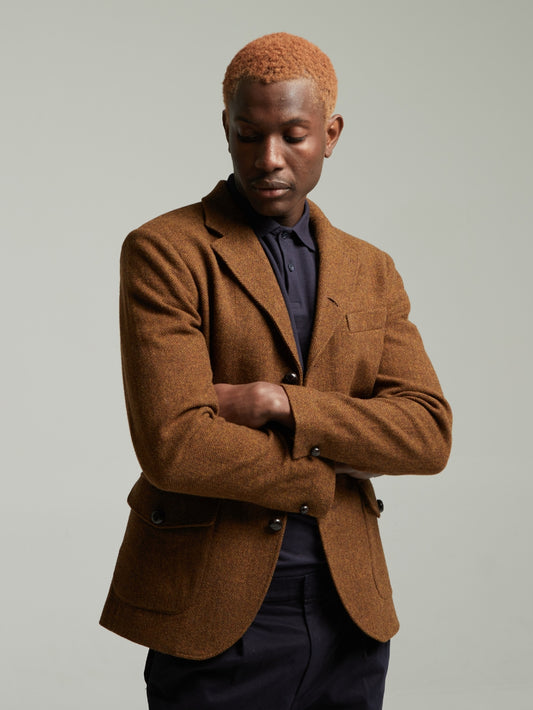 Allenby Wool Tweed Blazer