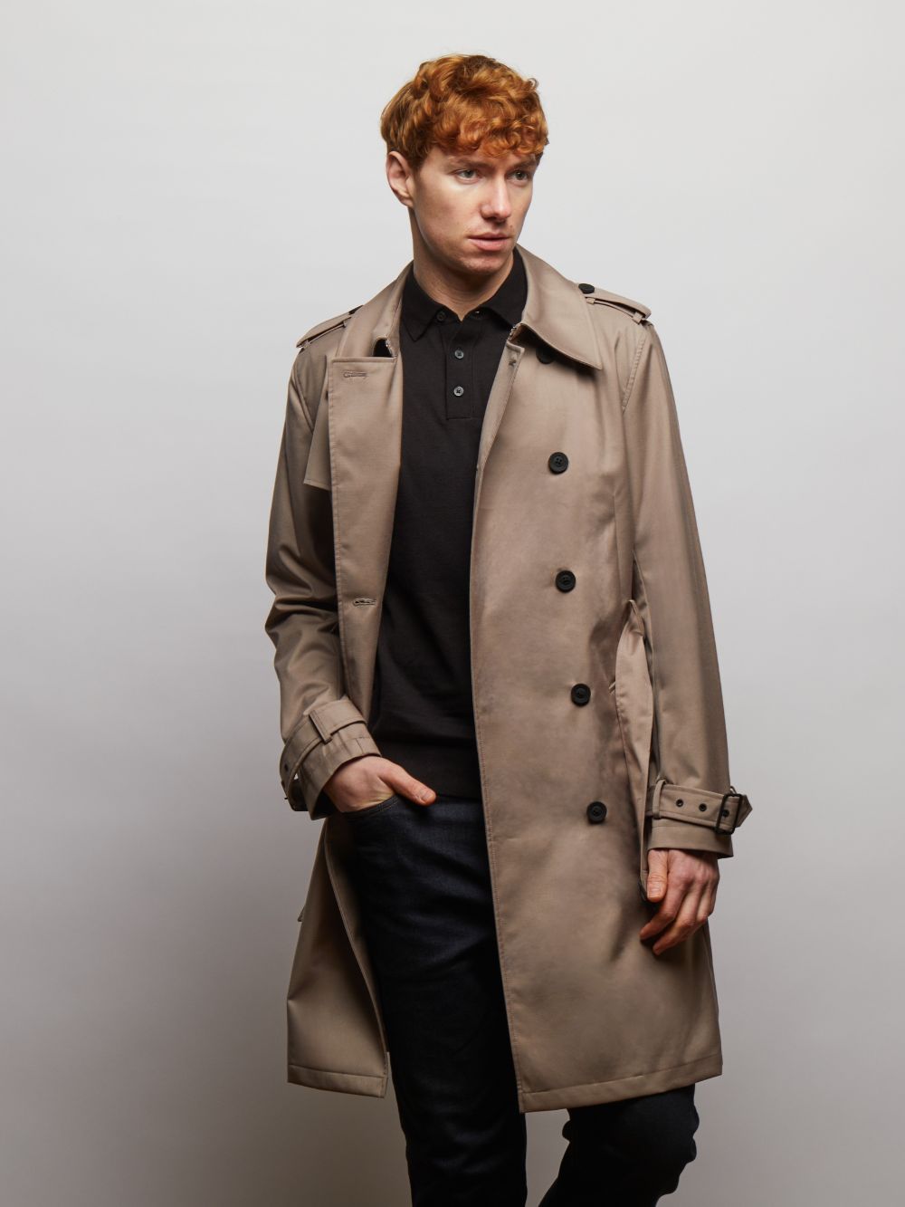 Beacon Double-Breasted Trench Coat