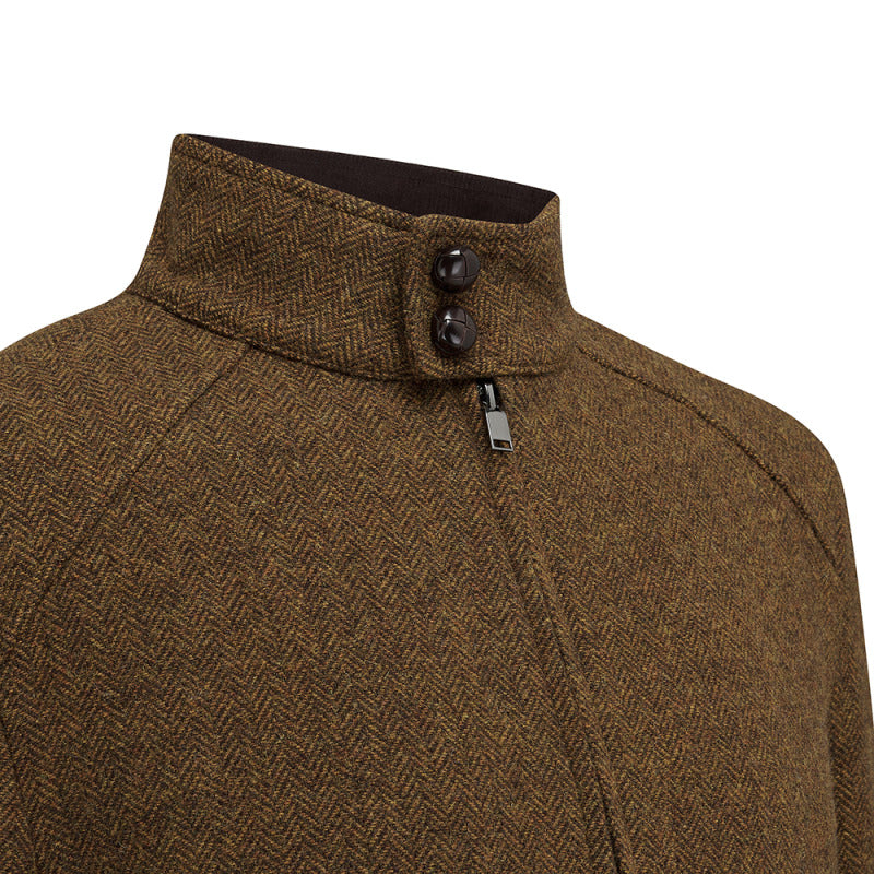 Cameron Wool Tweed Harrington Jacket