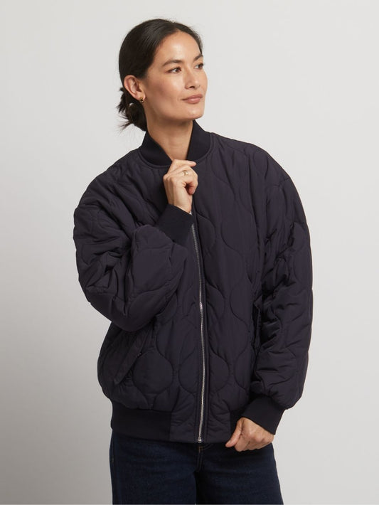 Grace Quilted Bomber Jacket