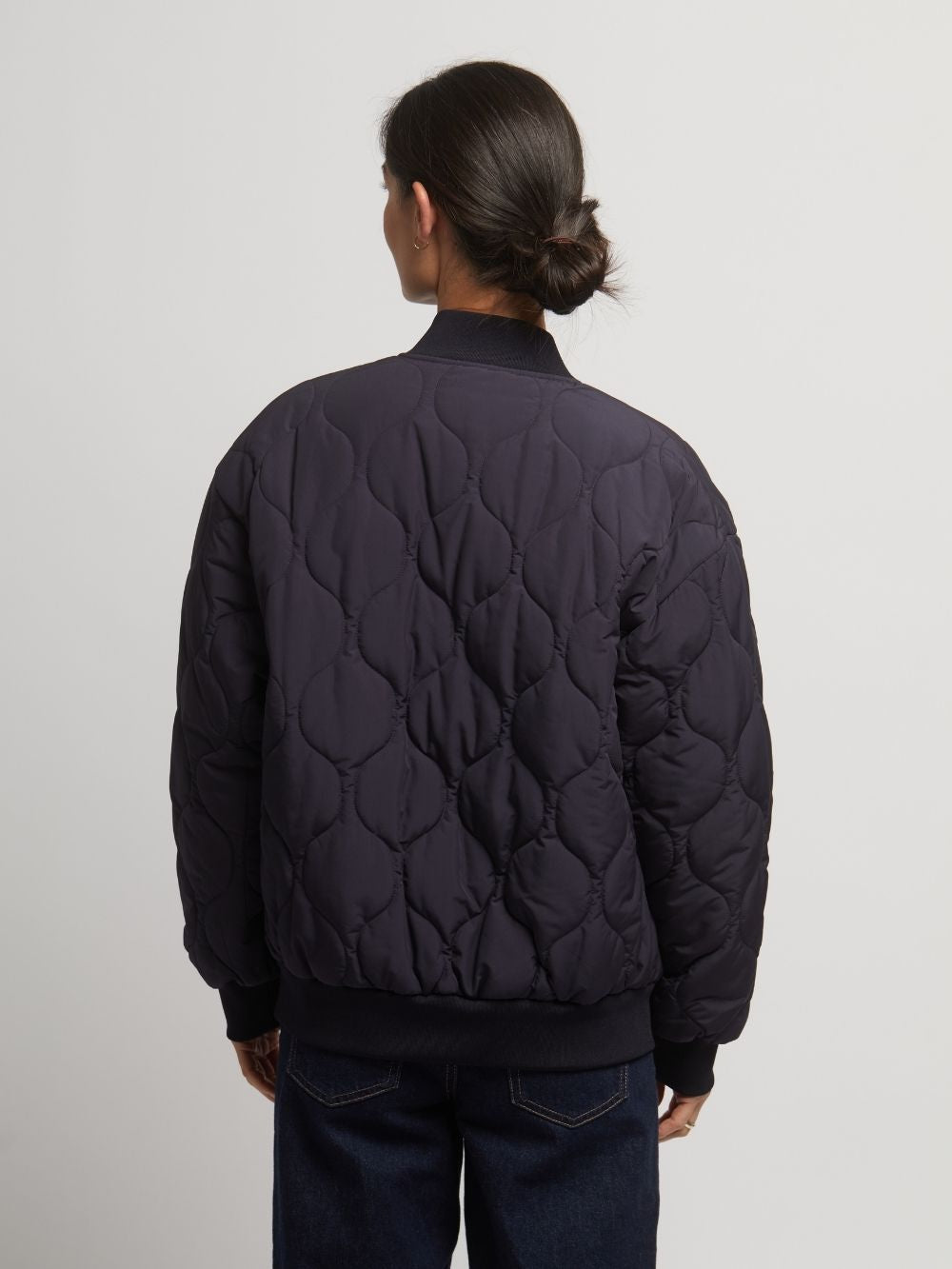 Grace Quilted Bomber Jacket