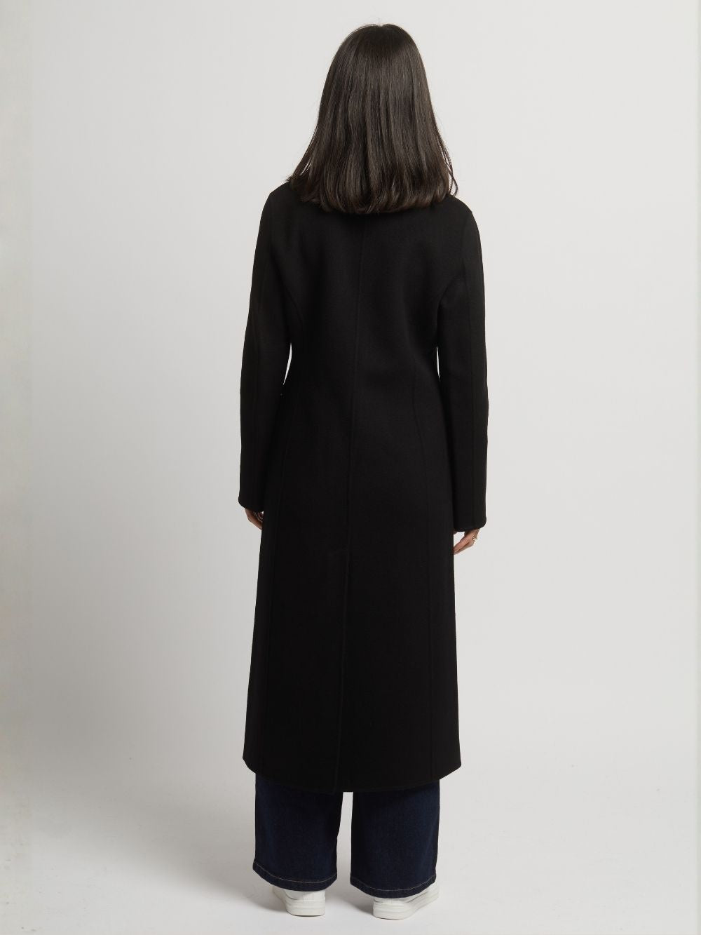Guilia Single Breasted Wool Cashmere Coat