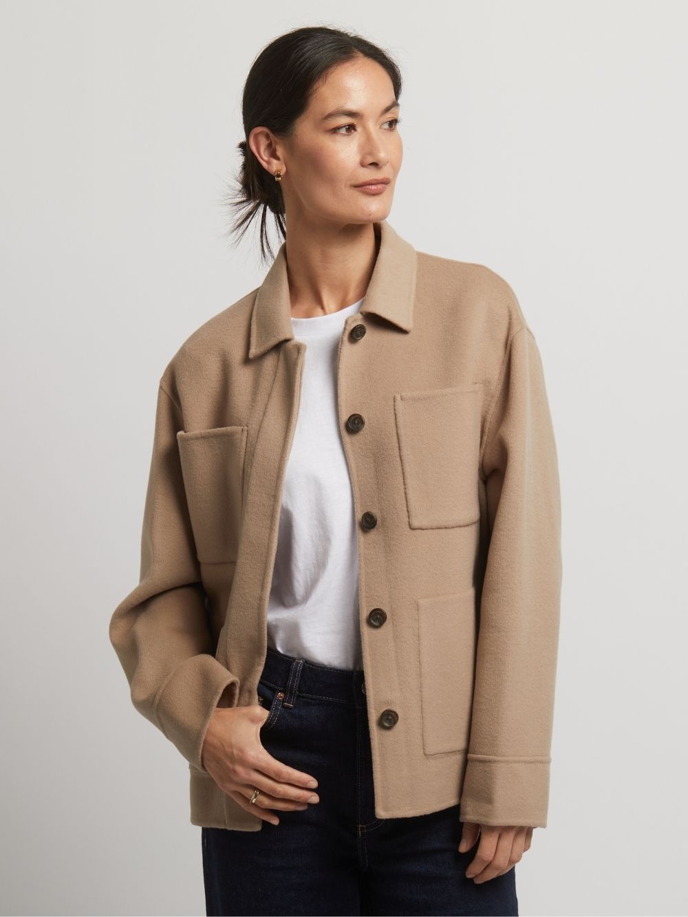 Joanna Wool Cashmere Short Jacket