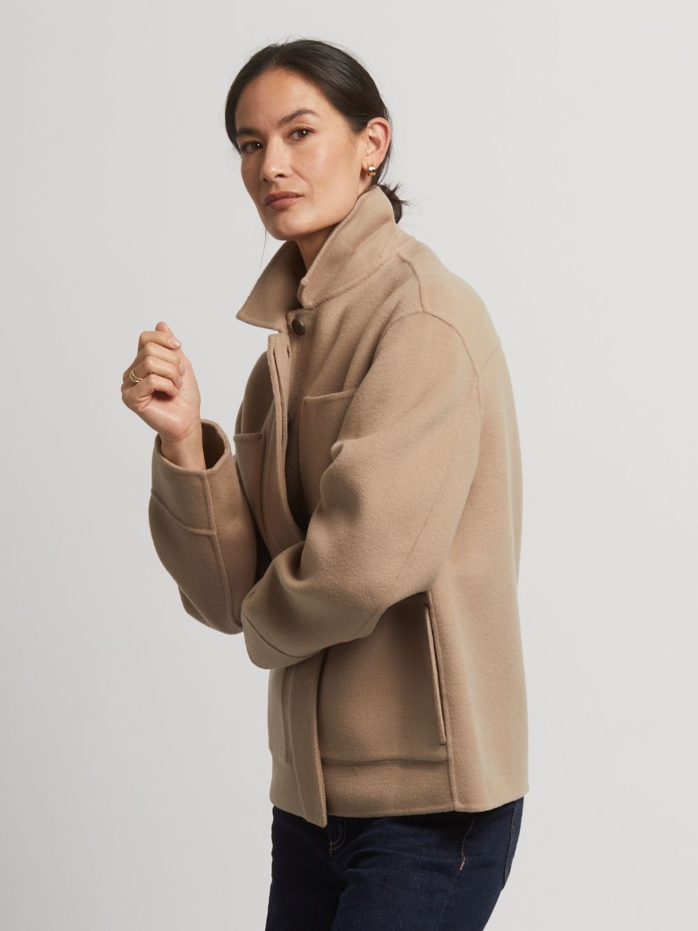 Joanna Wool Cashmere Short Jacket