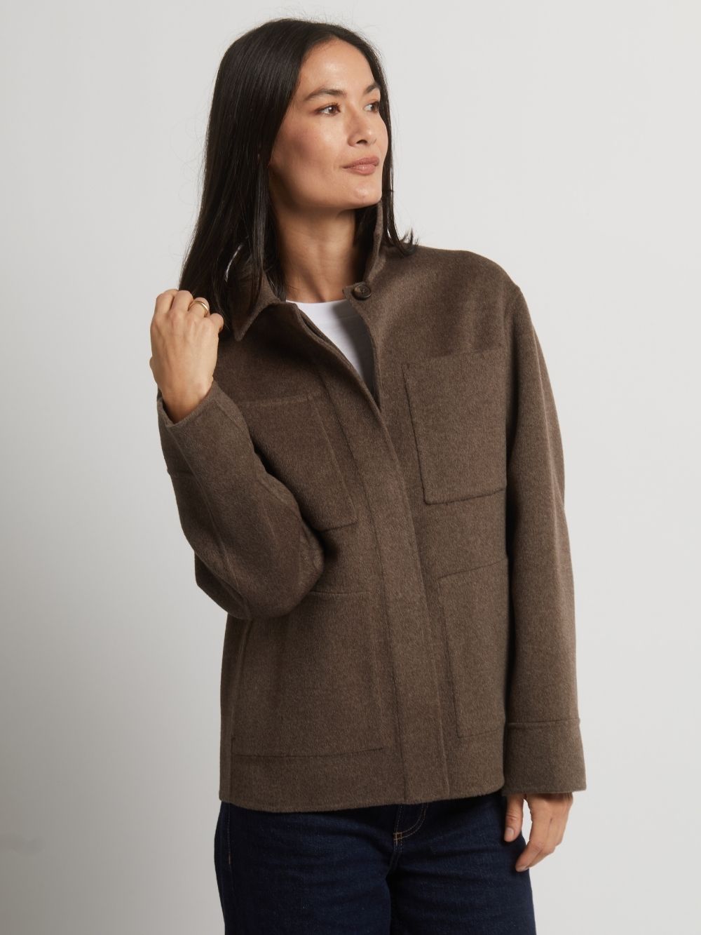Joanna Wool Cashmere Short Jacket