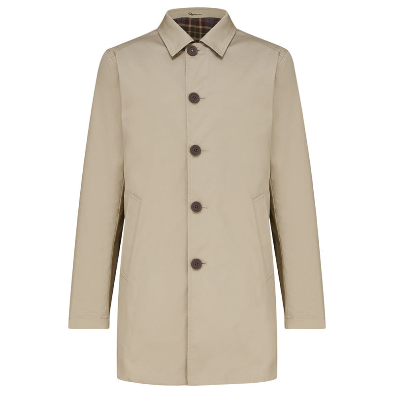 Montague Green Plaid Reversible Raincoat