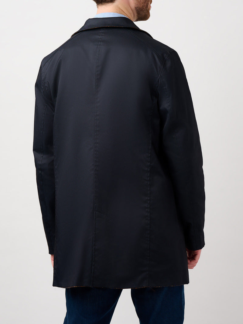 Montague Brown Check Reversible Raincoat