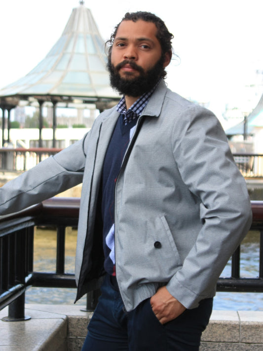 Barton Check Harrington Jacket