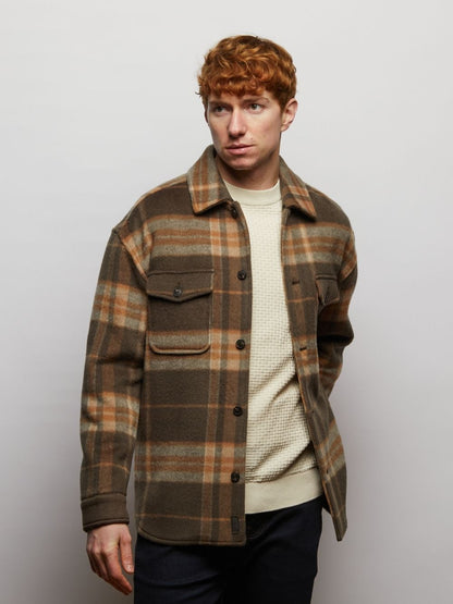 Welsh Check Wool Overshirt