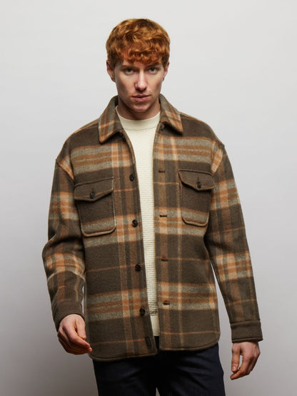 Welsh Check Wool Overshirt