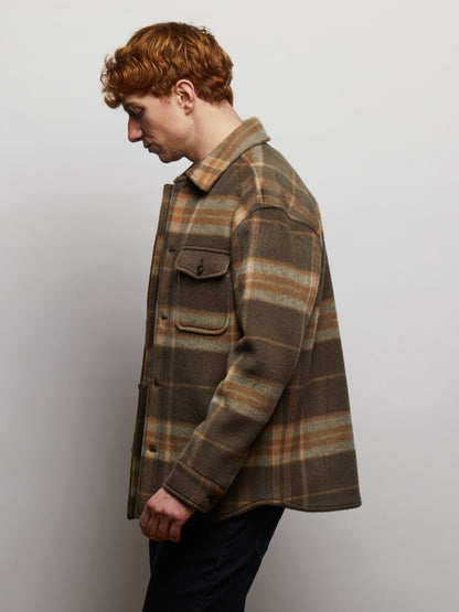Welsh Check Wool Overshirt