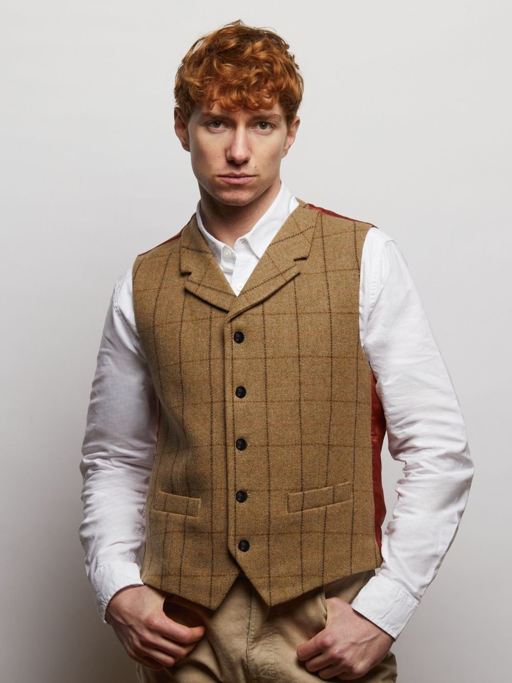 Sherwood Tweed Wool Waistcoat