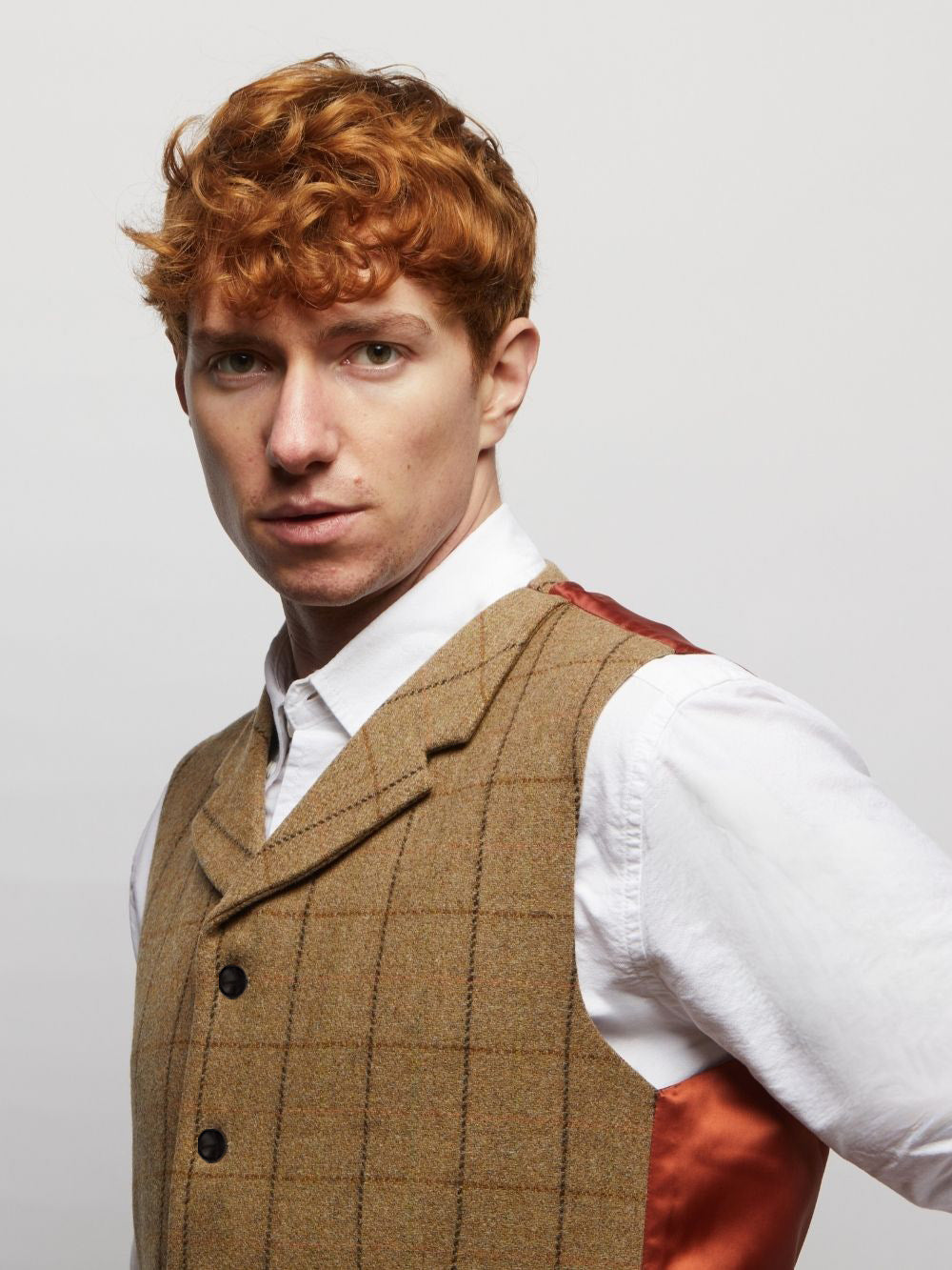 Sherwood Tweed Wool Waistcoat