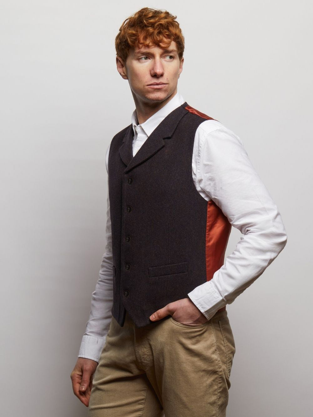 Sherwood Tweed Wool Waistcoat