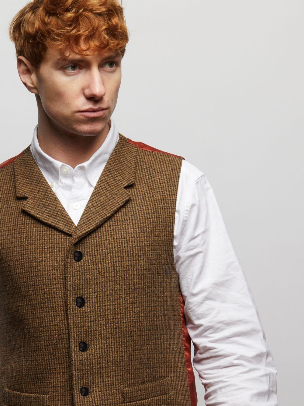 Sherwood Tweed Wool Waistcoat