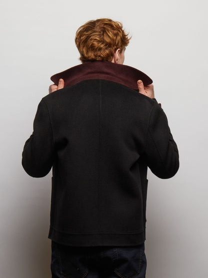 Irish Reversible Wool Blend Jacket