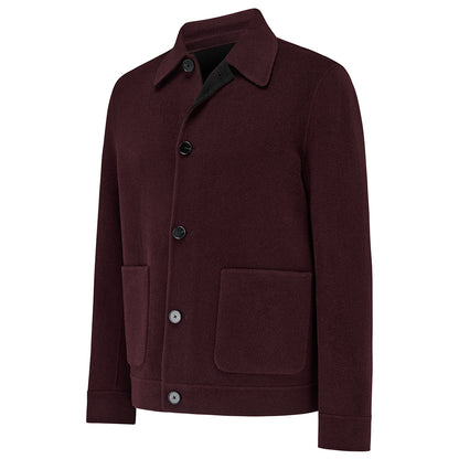Irish Reversible Wool Blend Jacket