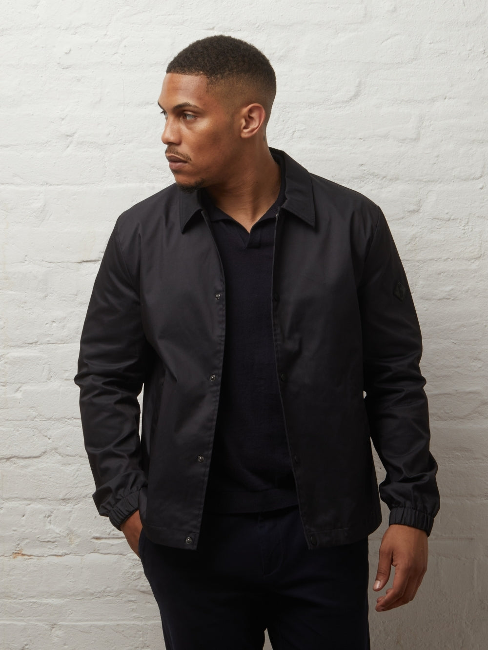 Martello II Black Harrington Jacket