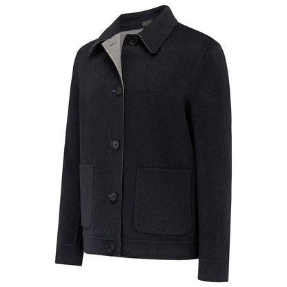 Irish Reversible Wool Blend Jacket