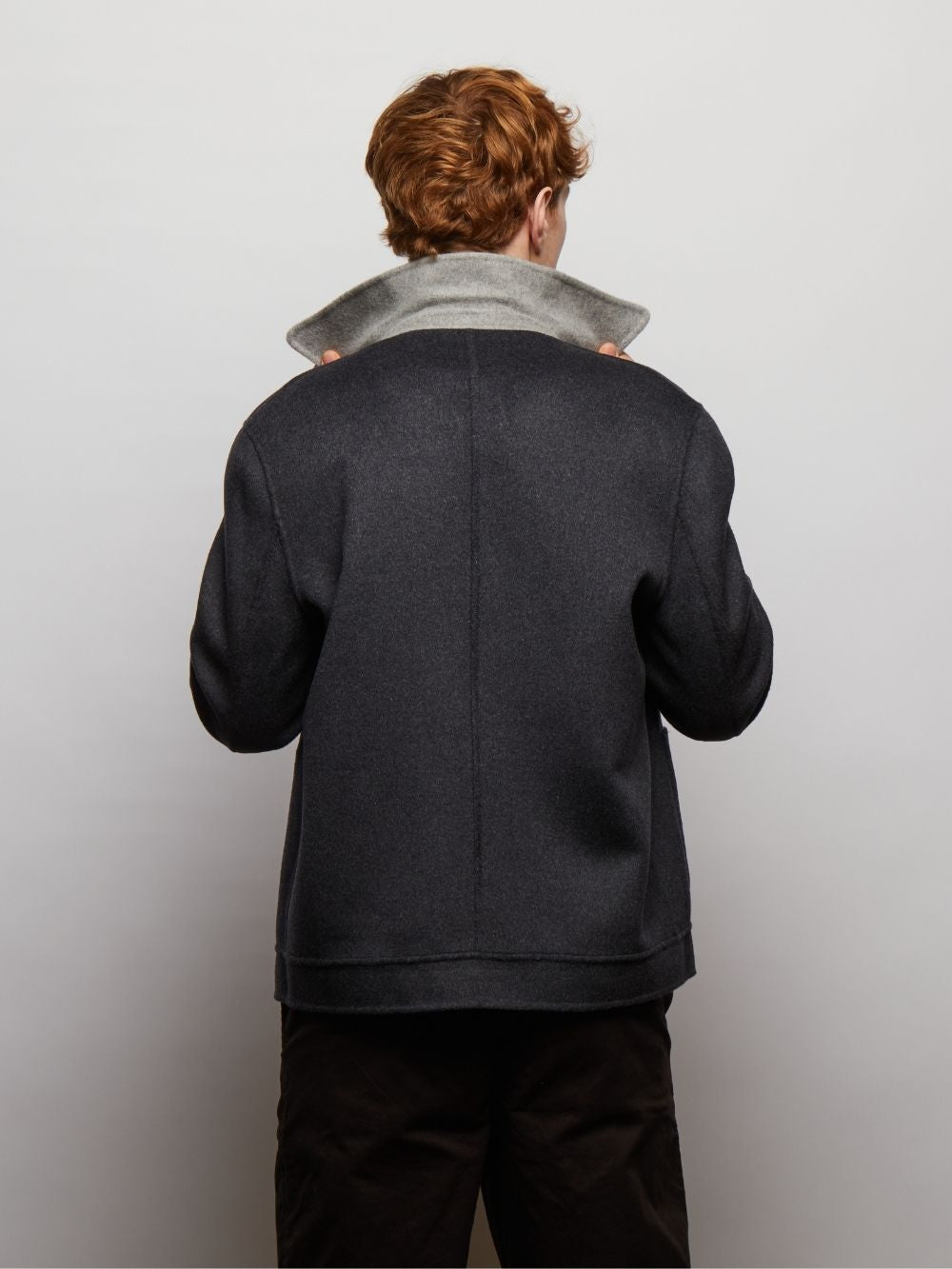 Irish Reversible Wool Blend Jacket
