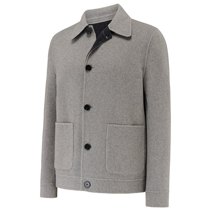 Irish Reversible Wool Blend Jacket