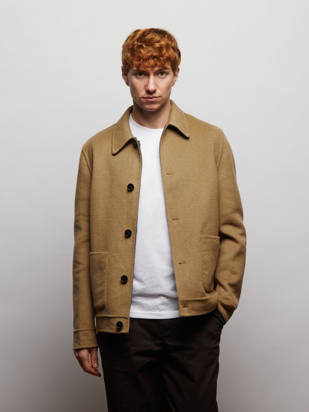 Irish Reversible Wool Blend Jacket