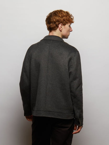 Irish Reversible Wool Blend Jacket