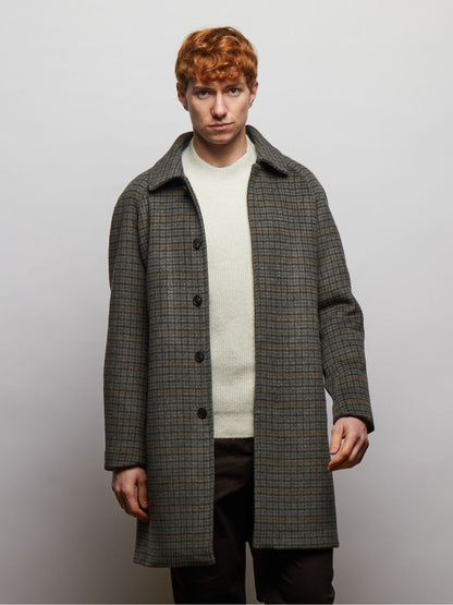 Coldstream Wool Check Overcoat
