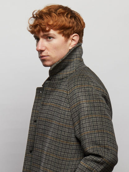 Coldstream Wool Check Overcoat
