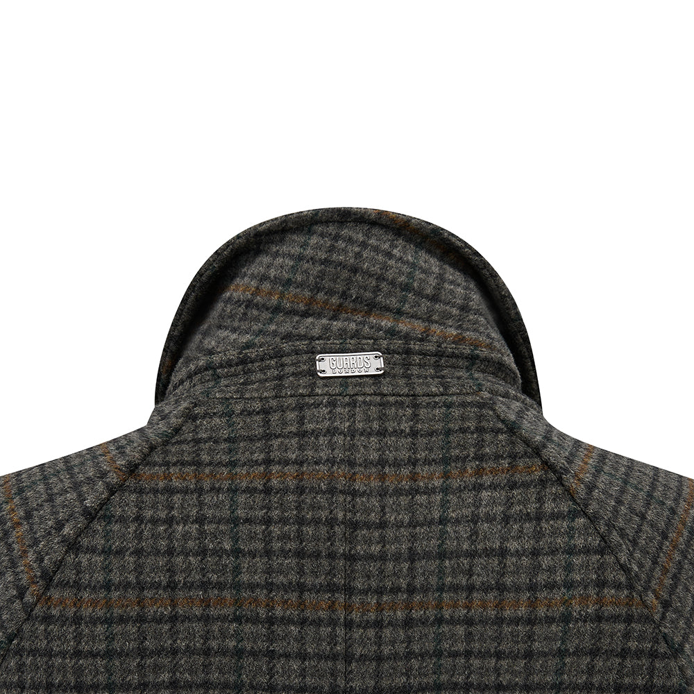 Coldstream Wool Check Overcoat – Guards London