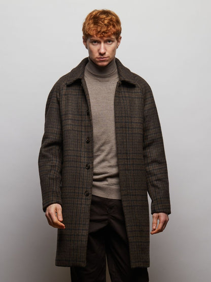 Coldstream Wool Check Overcoat