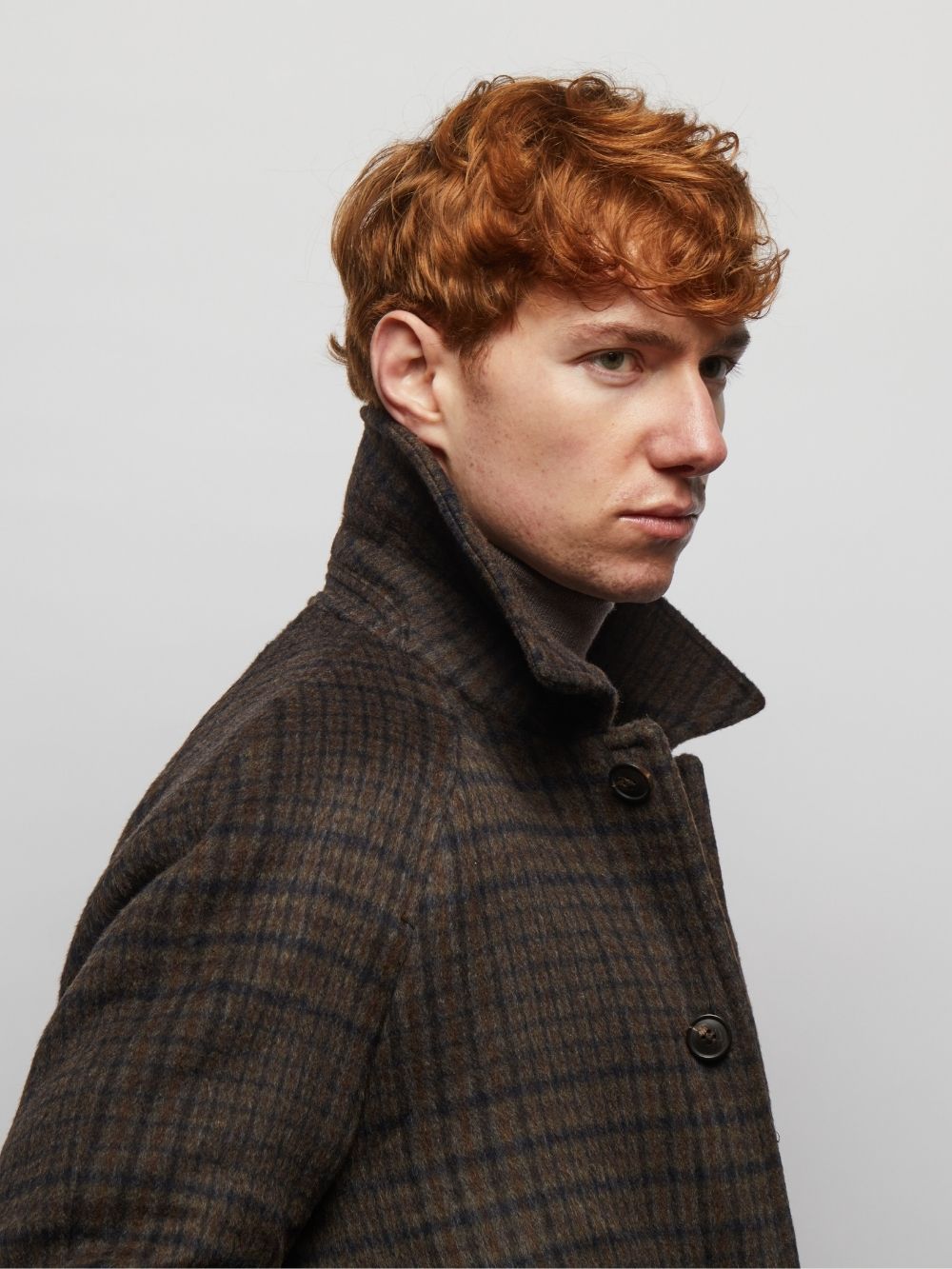 Coldstream Wool Check Overcoat