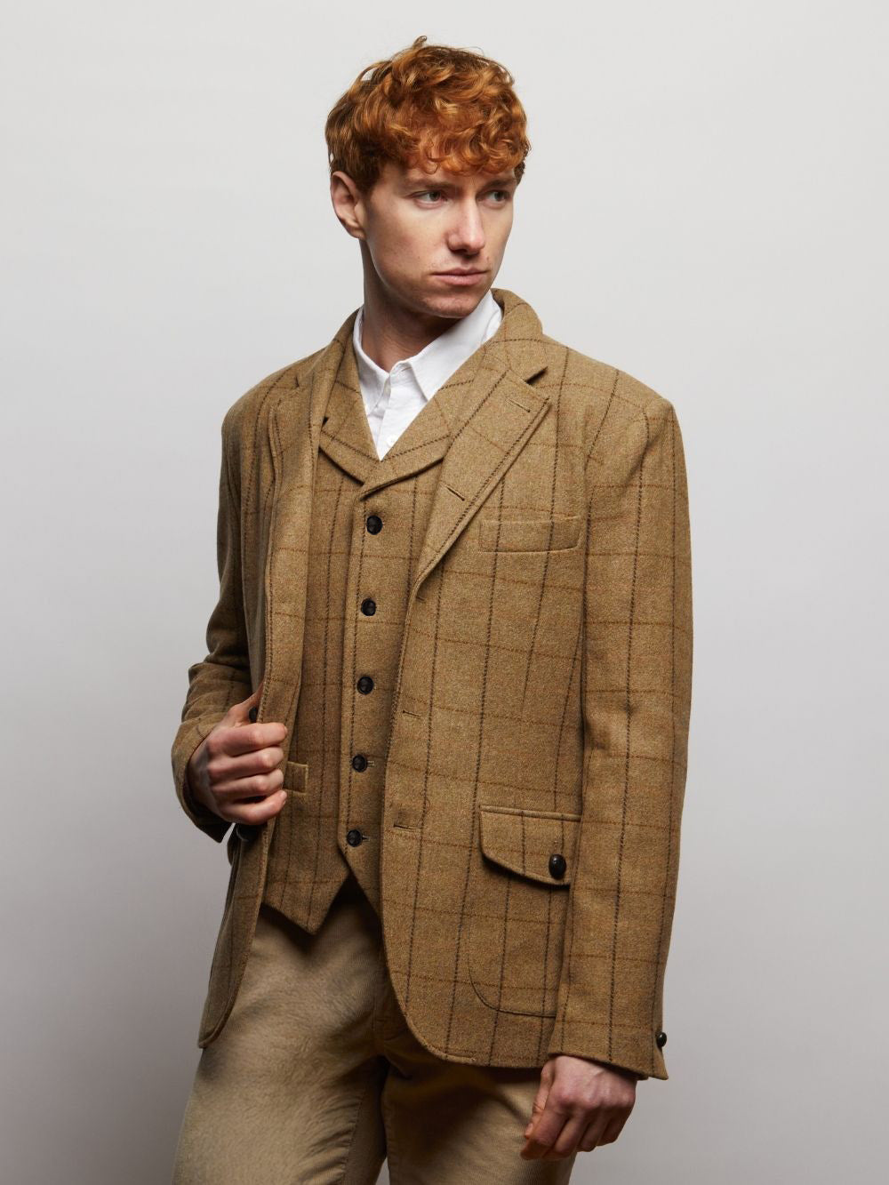 Allenby Wool Tweed Blazer