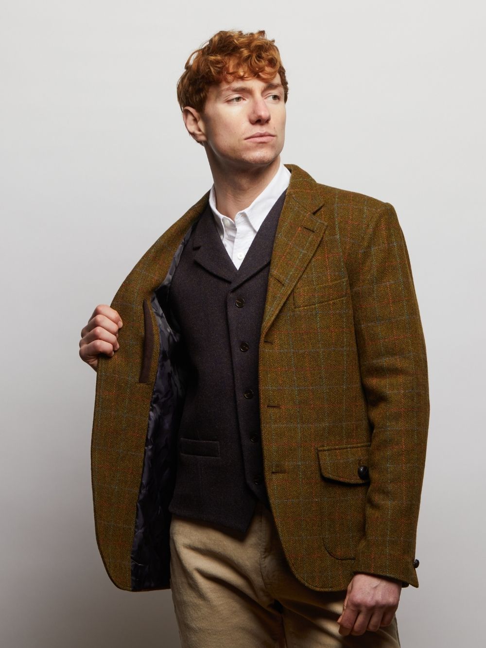 Allenby Wool Tweed Blazer
