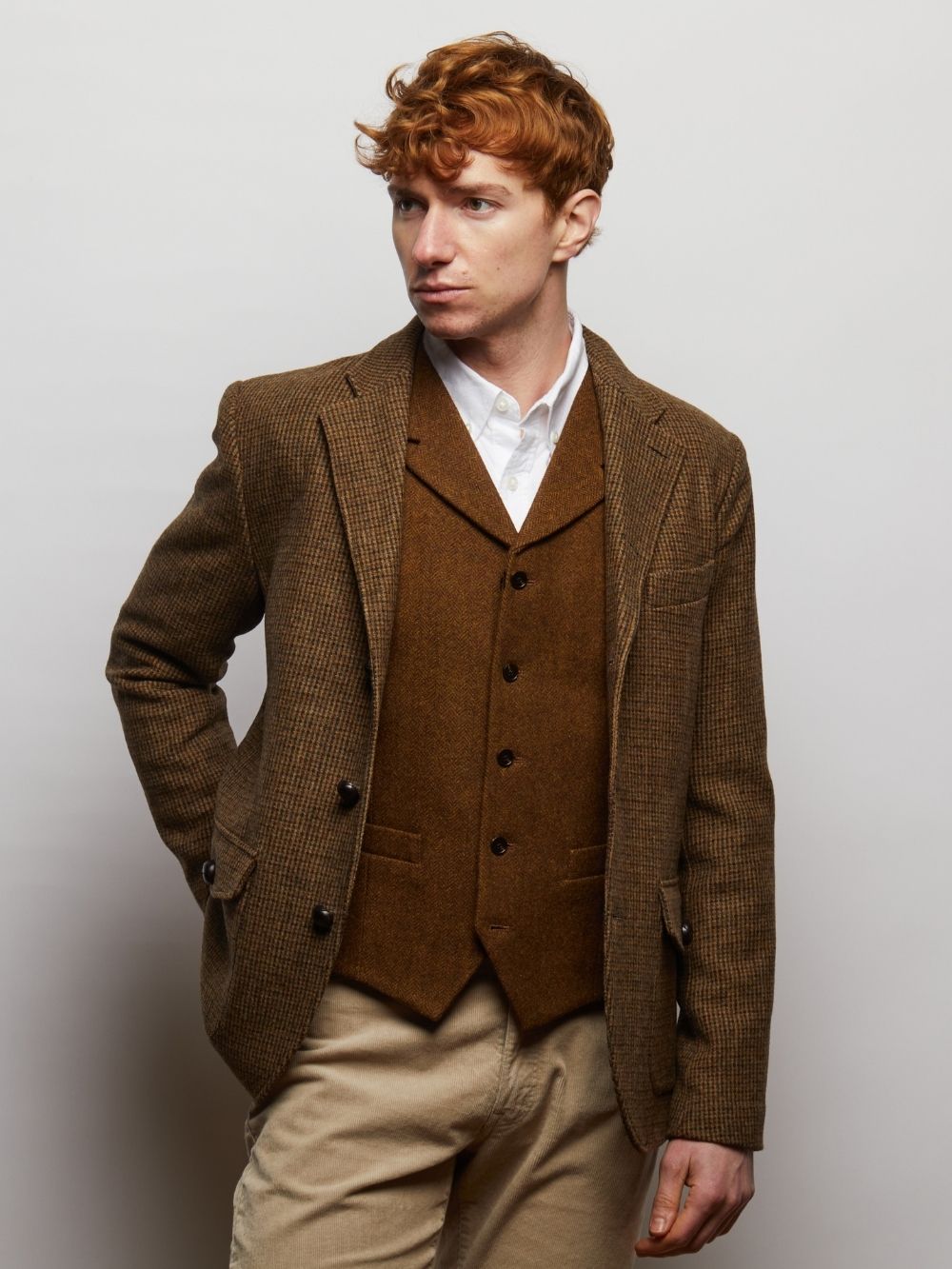 Allenby Wool Tweed Blazer