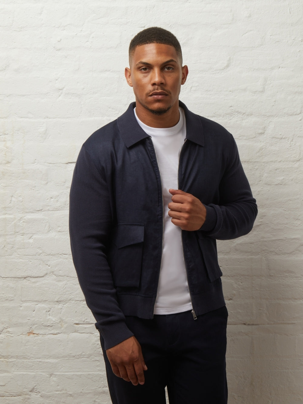 Carter Linen & Knitted Casual Jacket