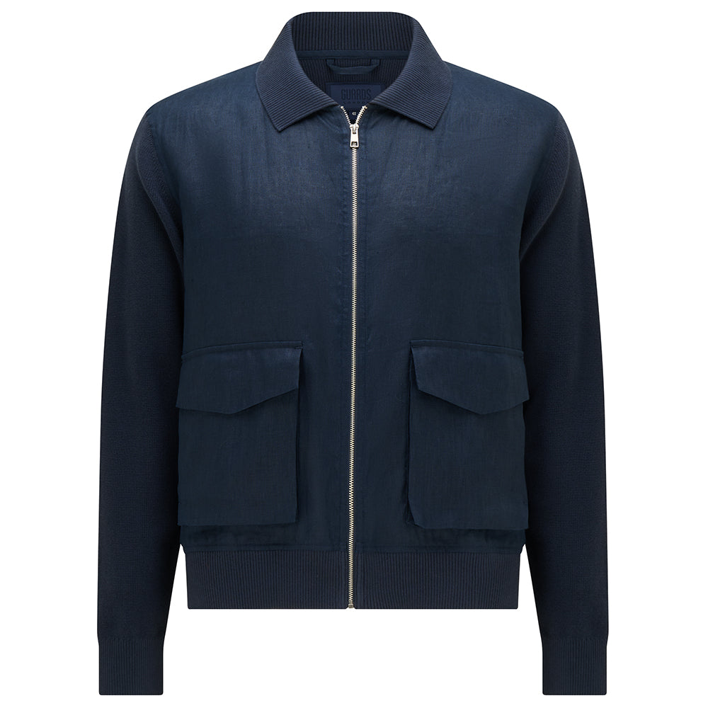 Carter Linen & Knitted Casual Jacket