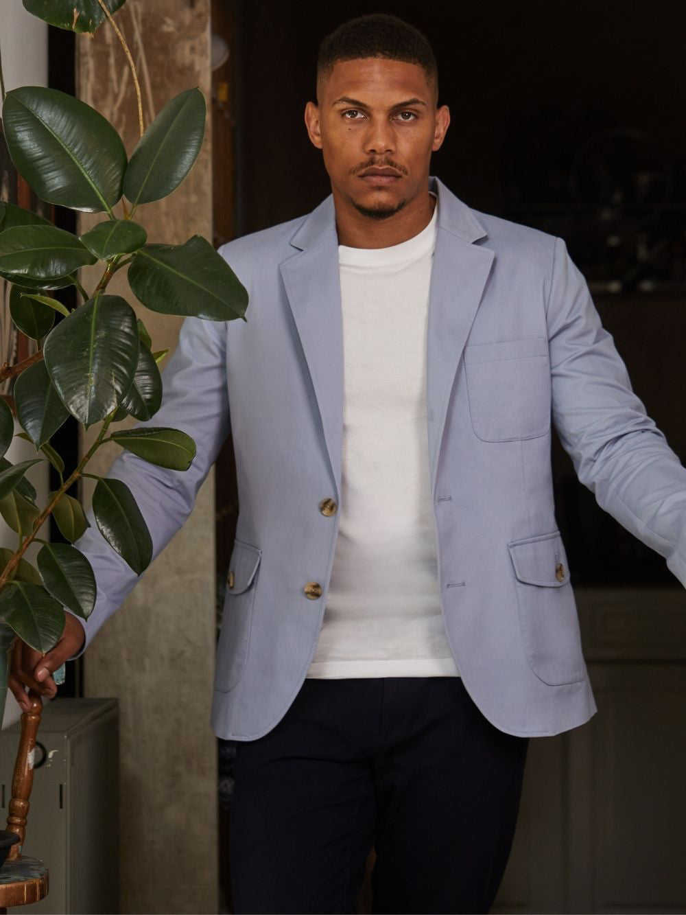 Branford Lightweight Tailored Cotton Blazer