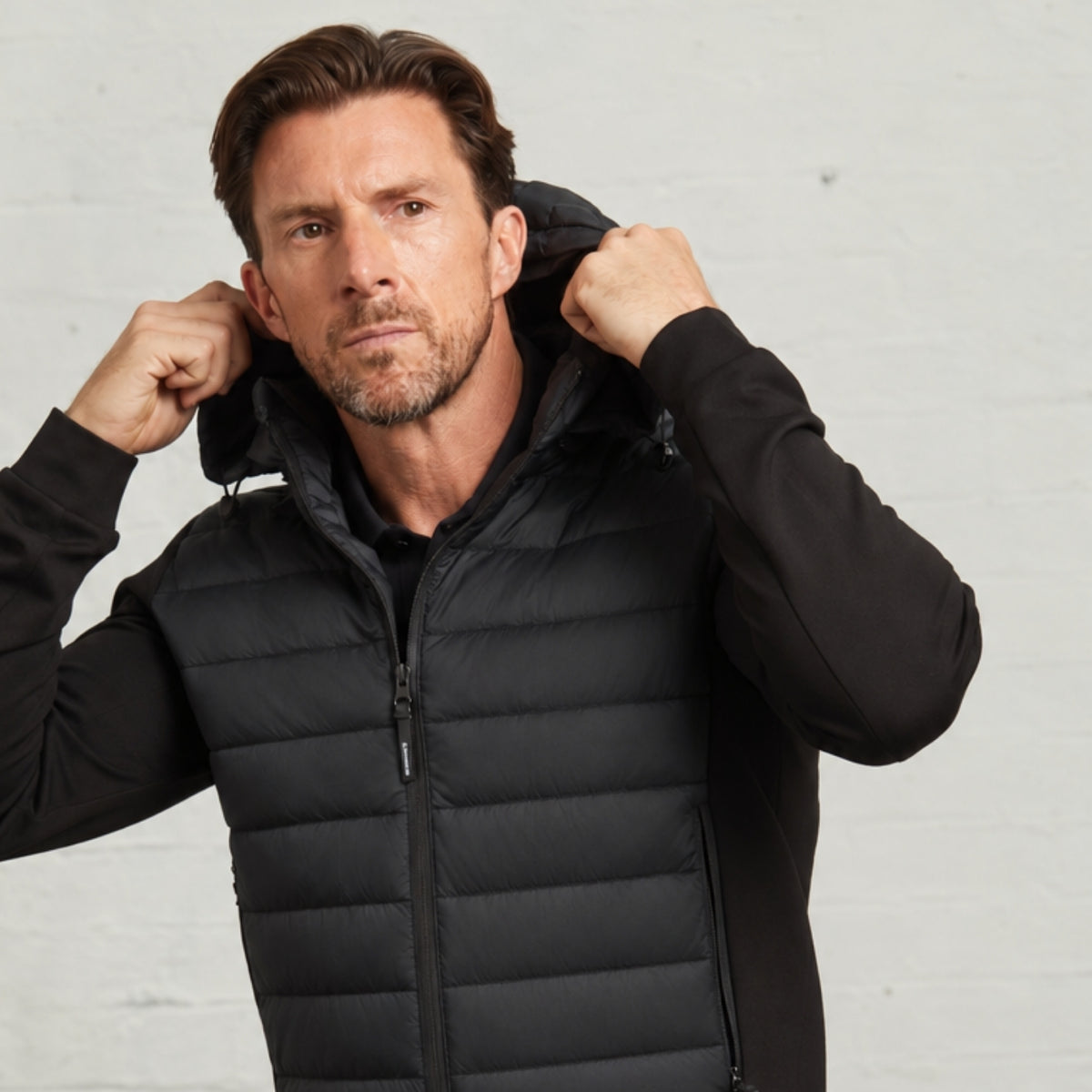 Bale Hybrid Quilt and Interlock Zip Jacket