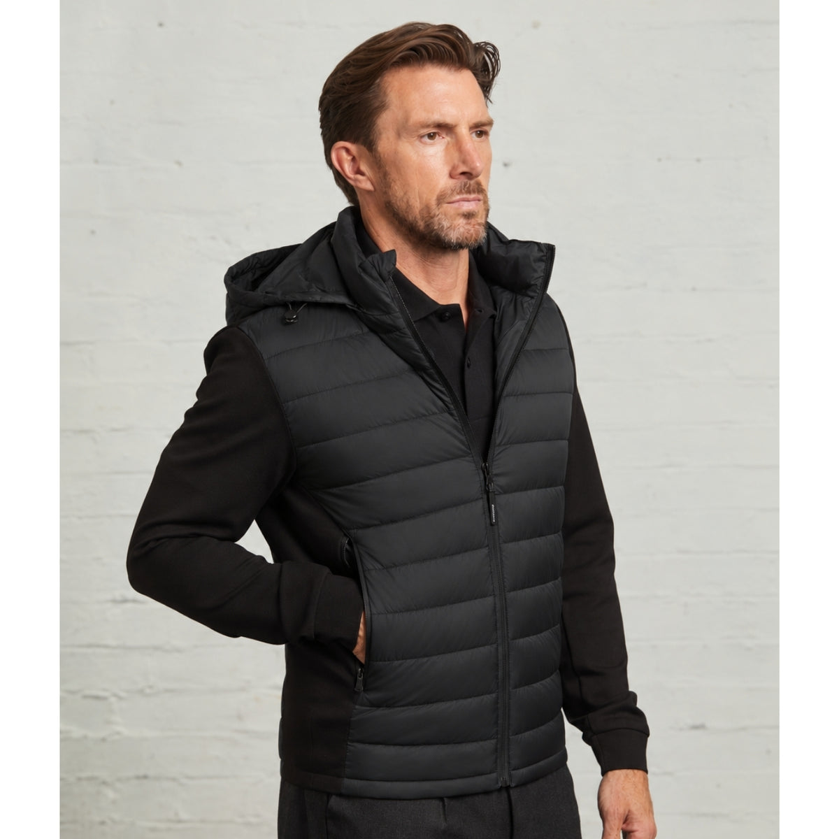 Bale Hybrid Quilt and Interlock Zip Jacket