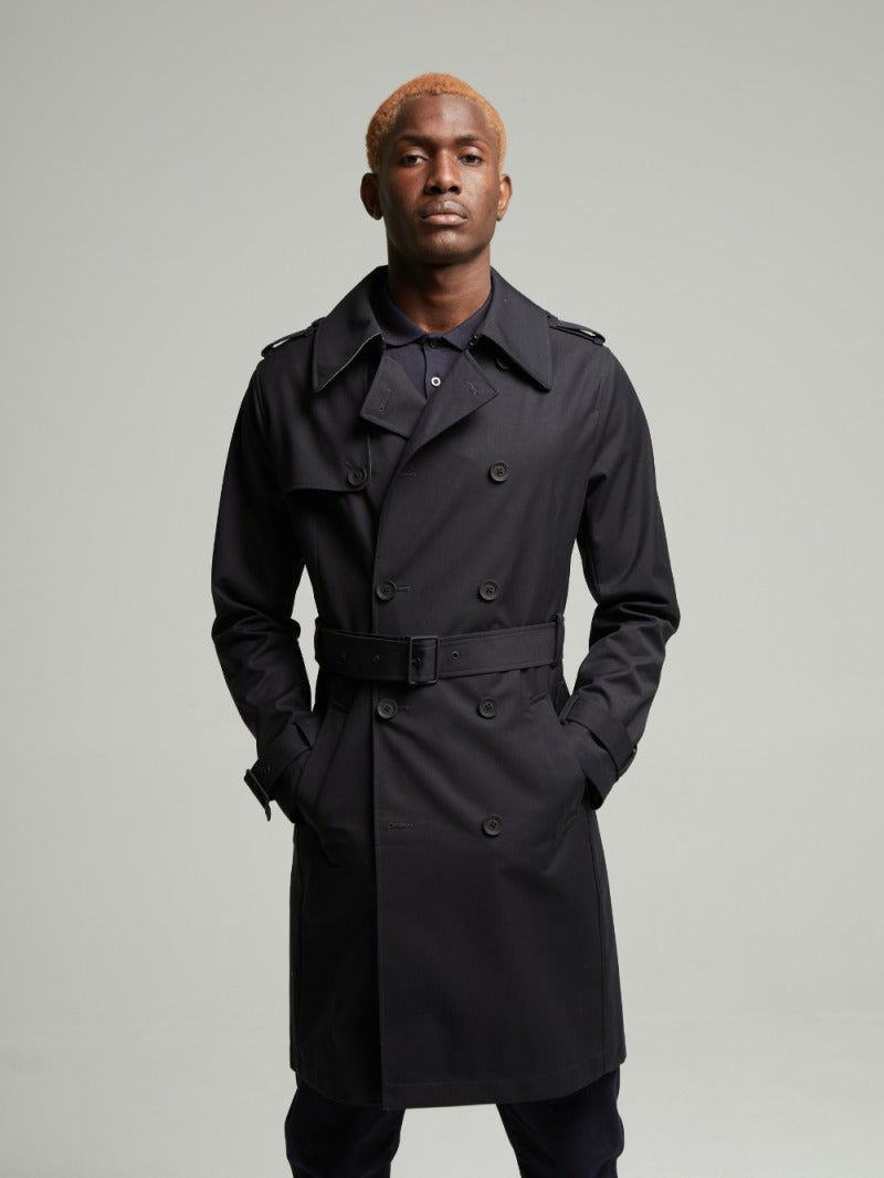 Beacon Double Breasted Trench Coat